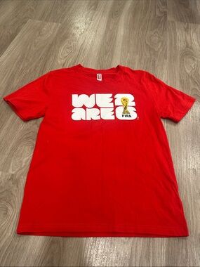 FIFA 'We Are' Red Youth Graphic Tee